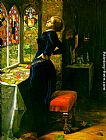 John Everett Millais Canvas Paintings - Mariana in the Moated Grange